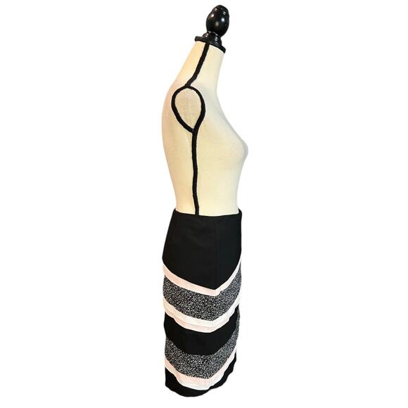 NWT White House Black Market Tiered Colorblock Pencil Skirt Womens Sz 10 Multi - Picture 5 of 8